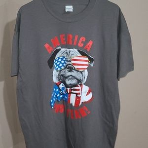 Men's T-Shirt " America Pug Yeah "